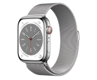 Apple Watch 8 45/Silver Steel/Silver Milanese Loop LTE - 1071007 - zdjęcie 1